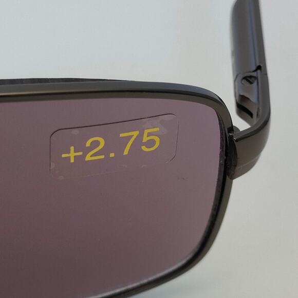 Design Optics by Foster Grant Metal Reading Sunglasses +2.75 w/Hard Costco Case - Picture 10 of 14